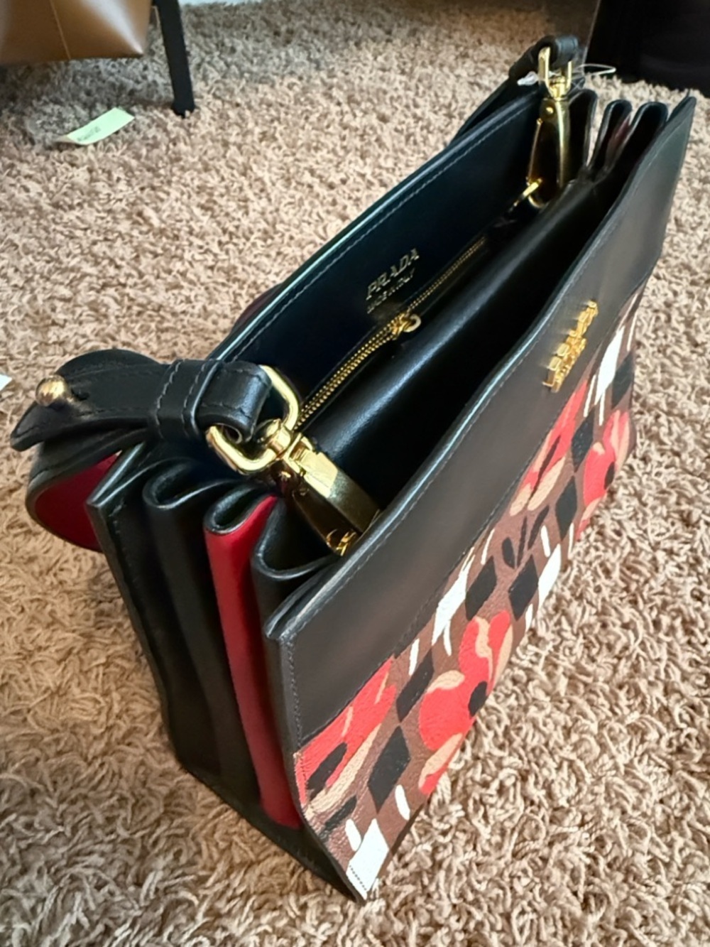PRADA Bibliotheque Bag - Picture 14 of 16